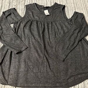 NWT Loft off the shoulder long sleeve blouse